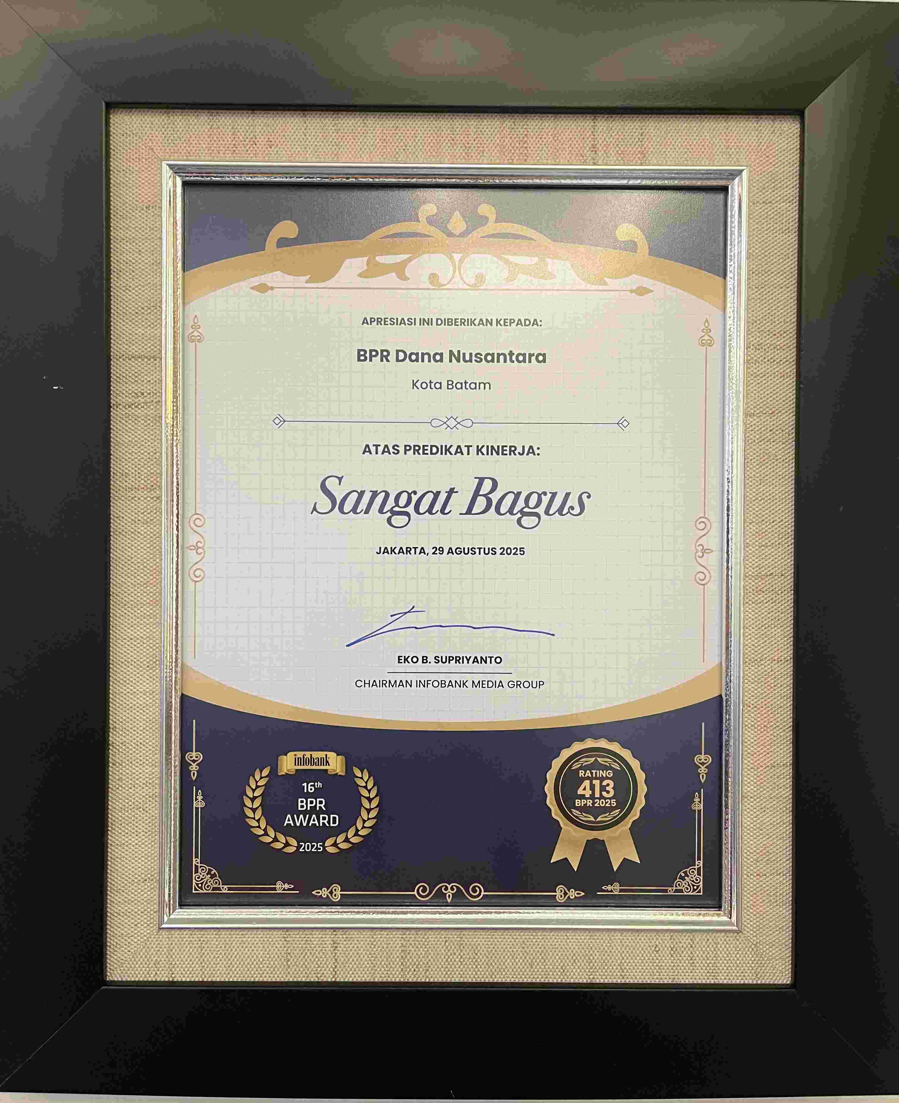 Piagam Penghargaan